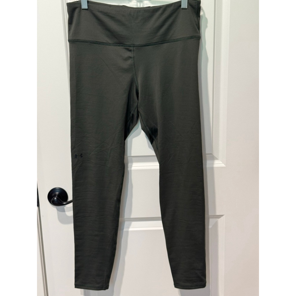 Women's Under Armour ColdGear Compression Leggings L Green